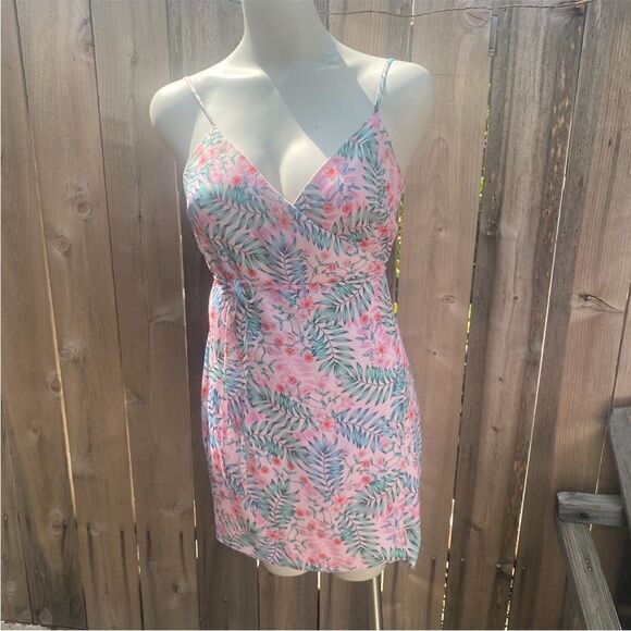 MAJORELLE Nina mini Dress in Pink Tropical Size small - Picture 4 of 11